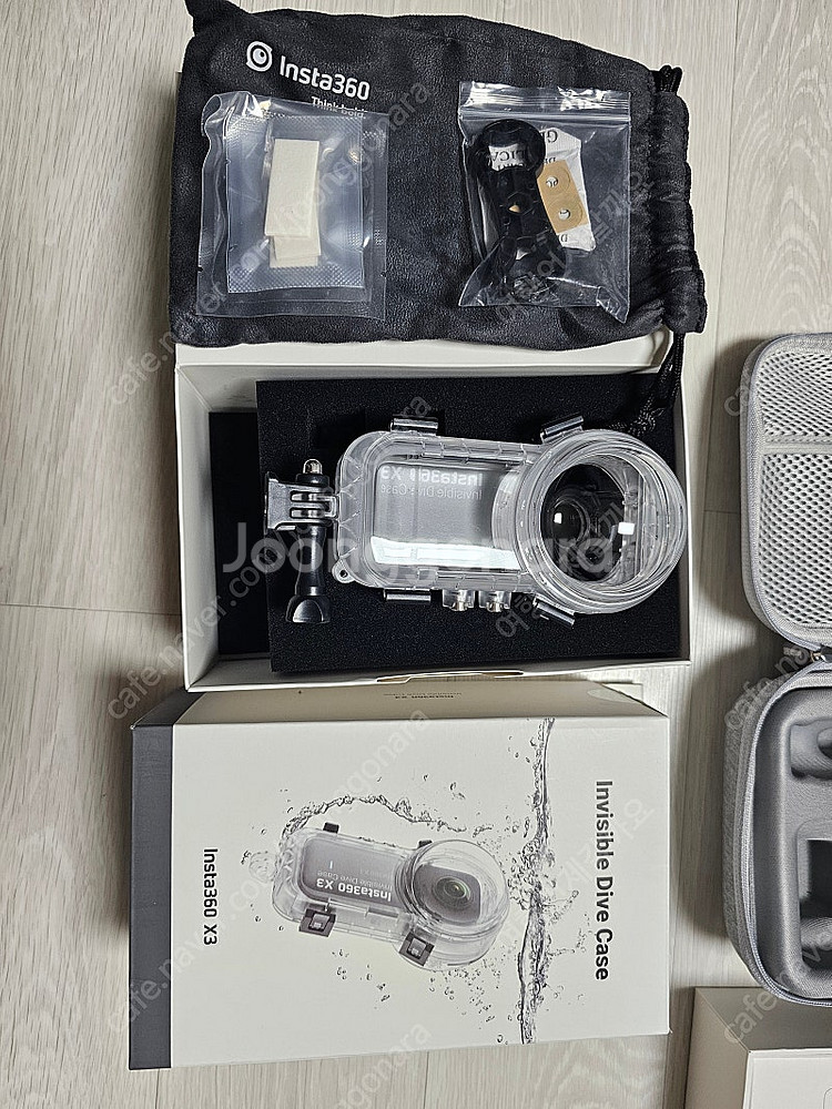 인스타 360 X3 + 정품 인비져블 다이빙 케이스 +...--1