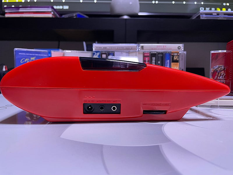 (새상품)1980‘S~Panasonic[파나소닉]빈티지 카세트플레이어~레드색상///레트로 빈티지소품--7