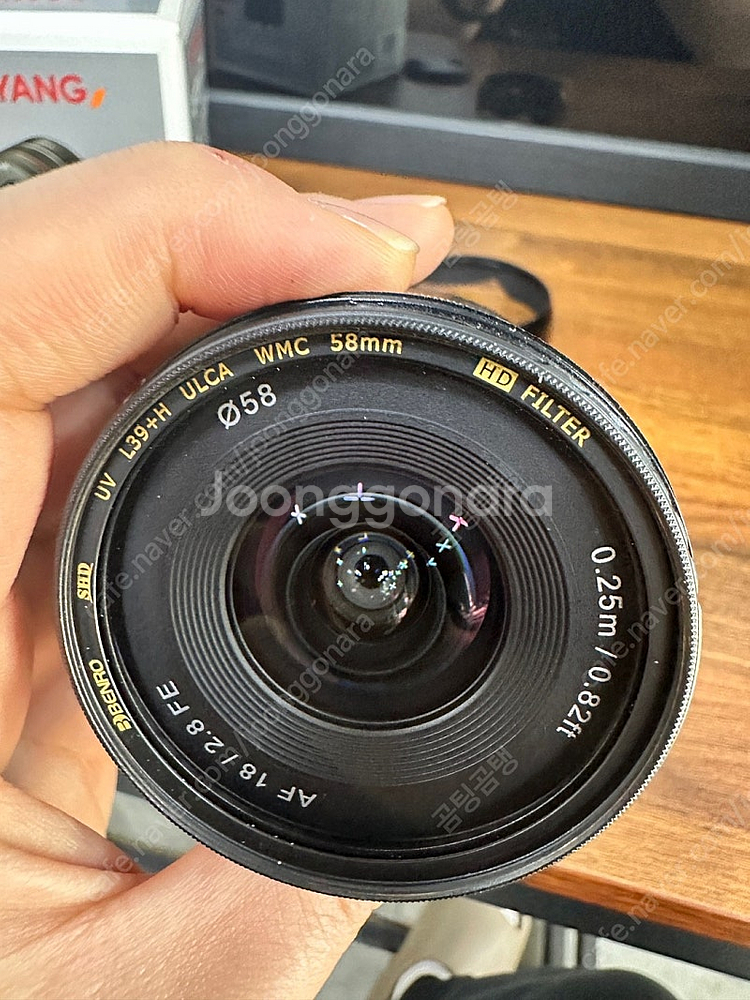 삼양 AF 18mm F2.8 FE 렌즈 판매합니다--1