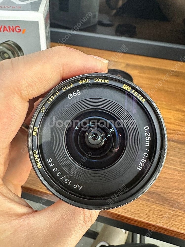 삼양 AF 18mm F2.8 FE 렌즈 판매합니다--2
