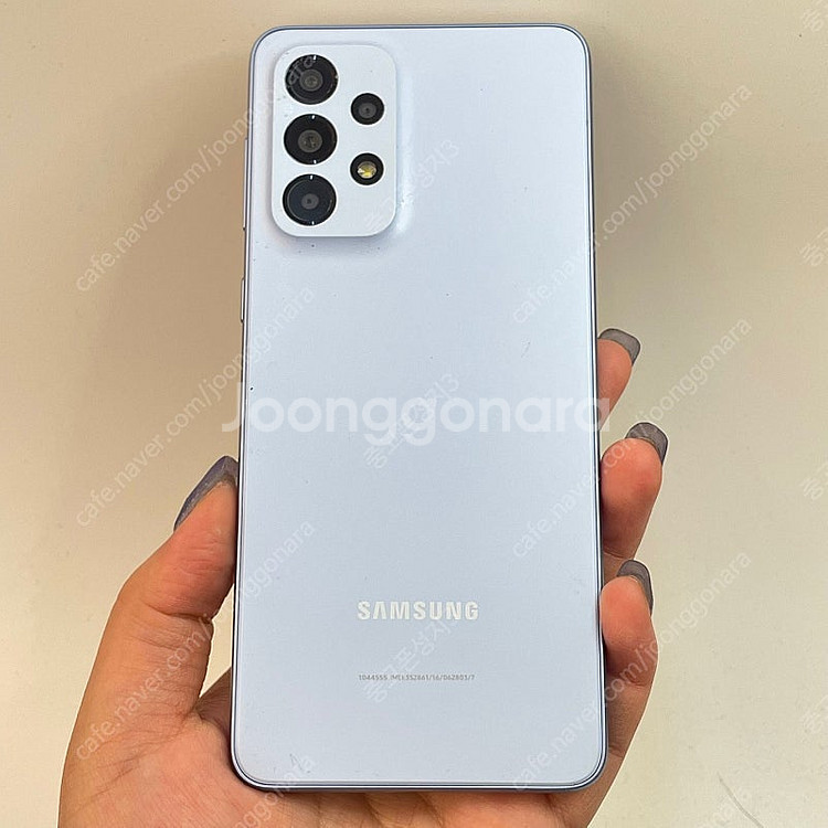 98832(울산중고폰) 갤럭시A33 블루 128GB 판...--1