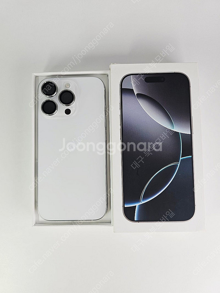 아이폰 16pro 256GB 화이트티타늄 새상품급 공기...--2