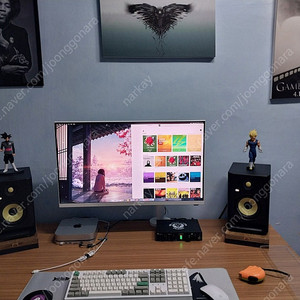 애플 맥미니 m1 16g 512g + 사테치 스탠드 usb독