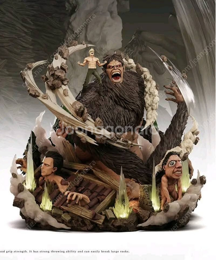 진격의 거인 레진피규어 freedom studio 지크...--0
