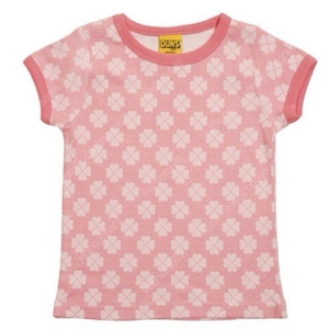 던스 핑크클로버 상하 7480