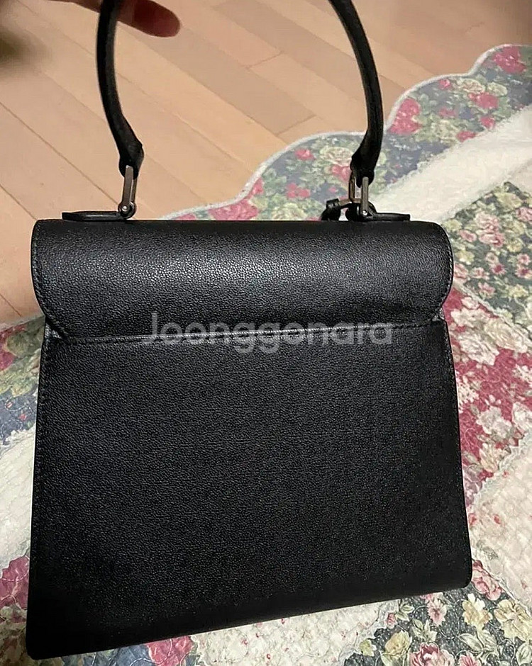 아테스토니 가죽 토트백 여성 블랙 도트백 핸드백 이태리...--1