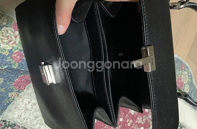 아테스토니 가죽 토트백 여성 블랙 도트백 핸드백 이태리...--3