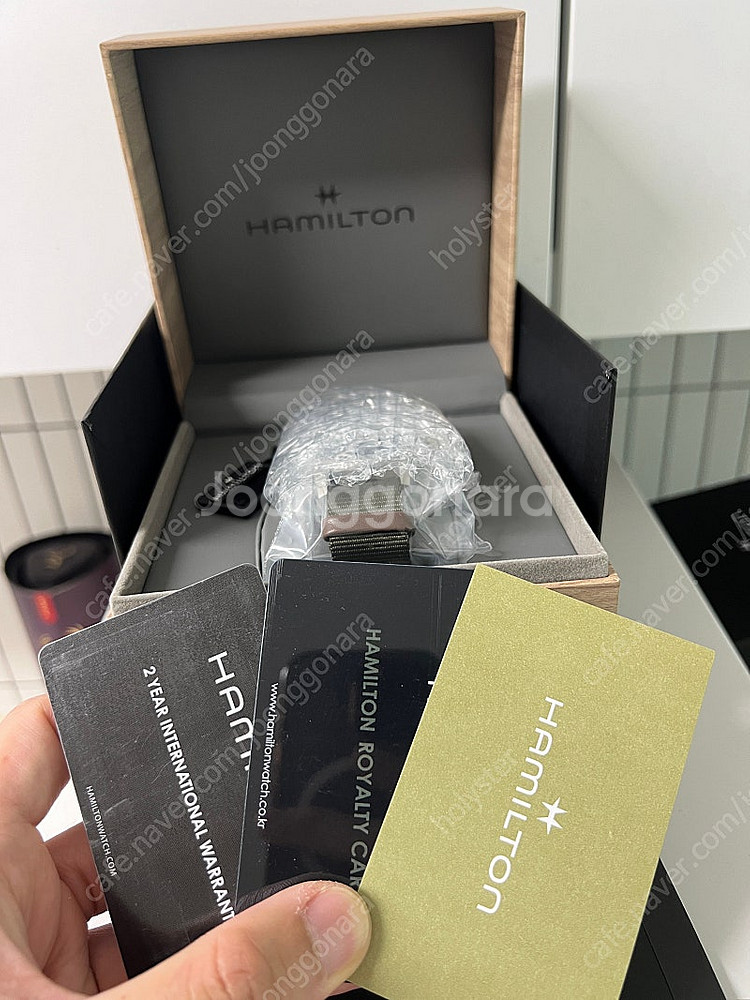 (미개봉) 해밀턴 카키필드 메카니컬 손목시계 수동--3