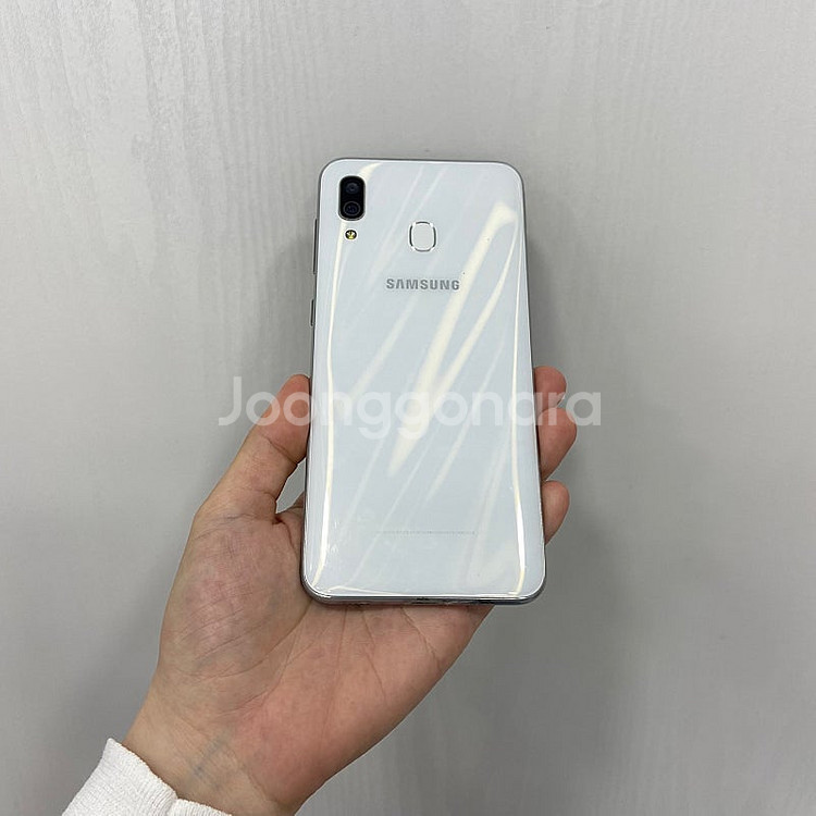 24828 갤럭시A30 화이트 32GB 부산 중고폰 팝...--2