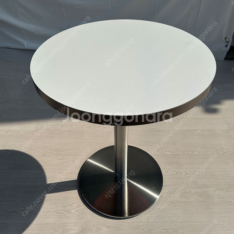 카페테이블 쌍다리 스텐 검정 다리 식당 테이블--9