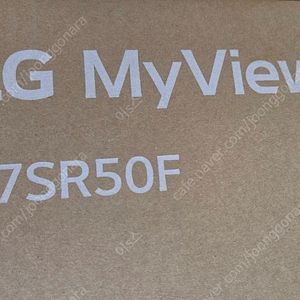 택포) LG 마이뷰 27SR50F 27인치 스마트tv 모니터 미개봉 새제품팝니다