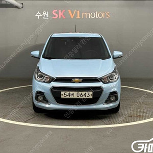 중고 더 넥스트 스파크 LTZ C-TECH 2016 년식 하늘색 깔끔한 중고차