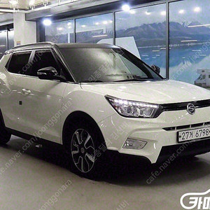 중고차 할부 티볼리 디젤 2WD 1.6 VX 2016 년식 흰색 상태 최상 중고차