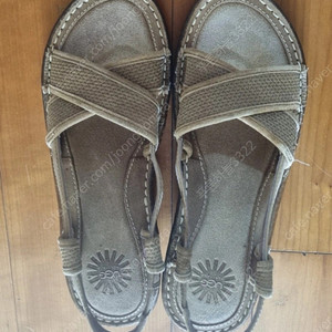 UGG 웨지힐 샌들 브라운 W8