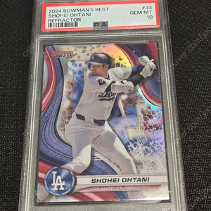오타니 쇼헤이 바우만 베스트 리플 PSA 10