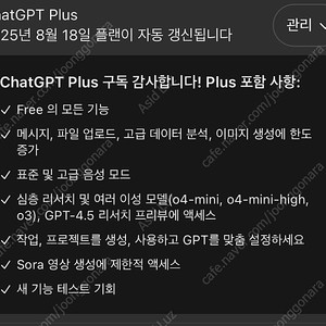 챗지피티 플러스 신규 파티원 구해요