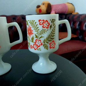 빈티지 패더럴글라스 스텐딩머그