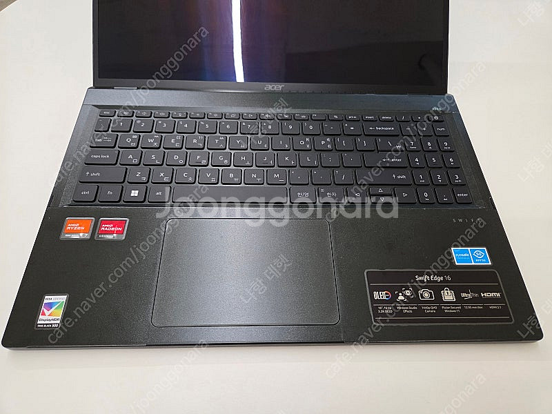 16인치 swift edge16 고사양 팝니다. 전신필...--9