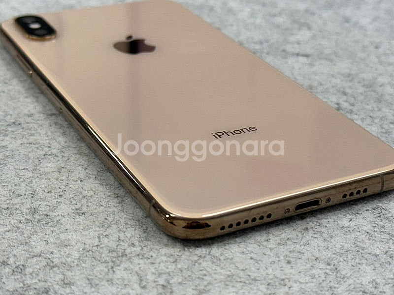 (자급제)아이폰XS맥스 골드색상 64G 배터리89% 초깨끗한 하자없는폰 30만 판매해요--7