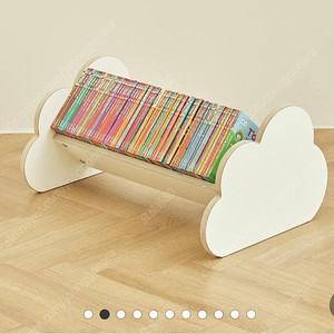 라떼파파 유아 원목 책꽂이 책장