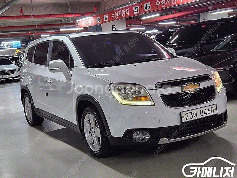 중고 올란도 LPGI LTZ 프리미엄 2017 년식 흰색 중고차 매물--0