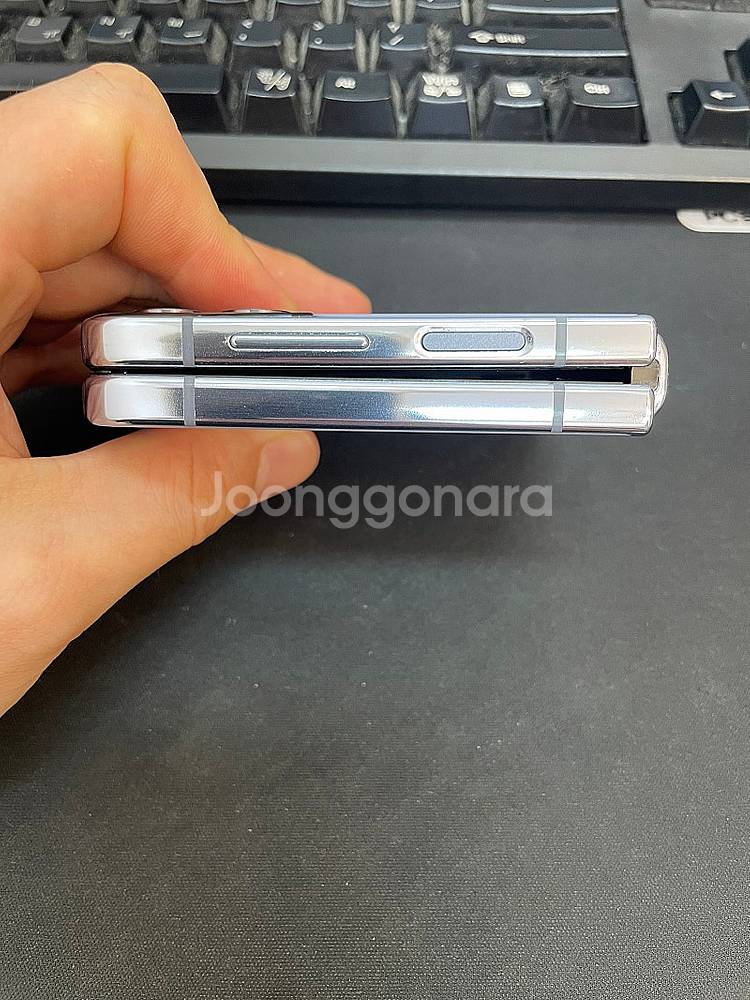 갤럭시Z플립4 블루 256GB 무잔상 가성비좋은 중고1...--6