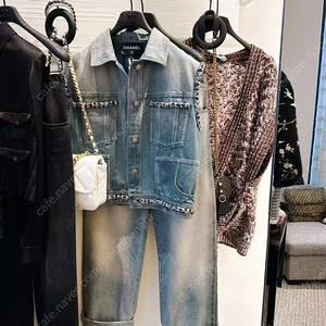 샤넬 청조끼. 데님베스트. 데님조끼 36