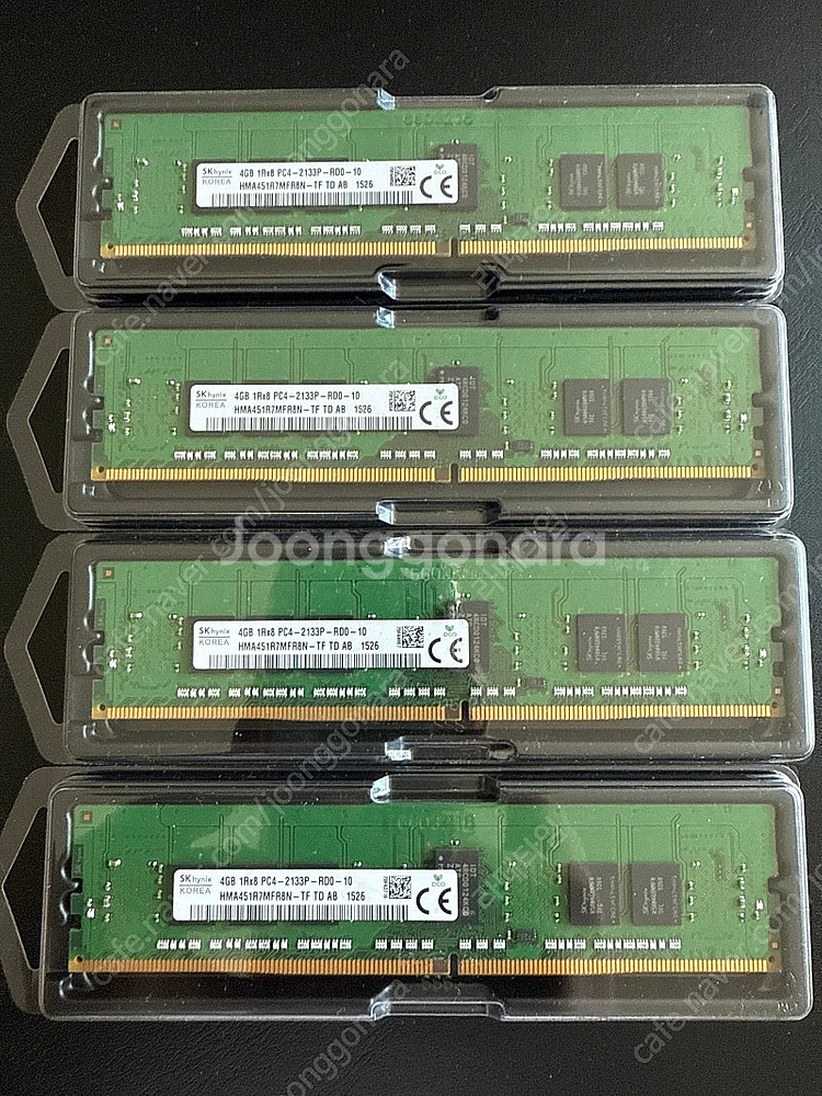 ddr4 4GB x 4 램 서버용--0