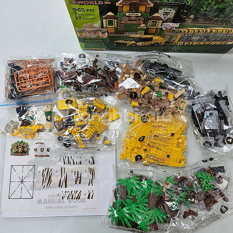 애버랜드 사파리월드, 로스트밸리 브릭 2종 팝니다.--1