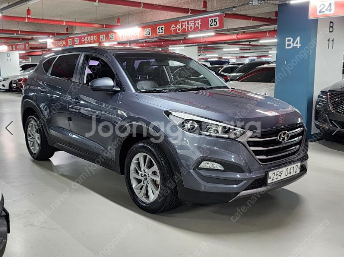 중고하이브리드 무사고 주행거리 짧은 쌩쌩한 신차급 싼타페입니다!--4