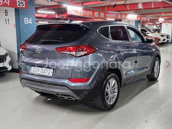 중고하이브리드 무사고 주행거리 짧은 쌩쌩한 신차급 싼타페입니다!--5
