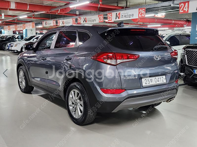 중고하이브리드 무사고 주행거리 짧은 쌩쌩한 신차급 싼타페입니다!--7