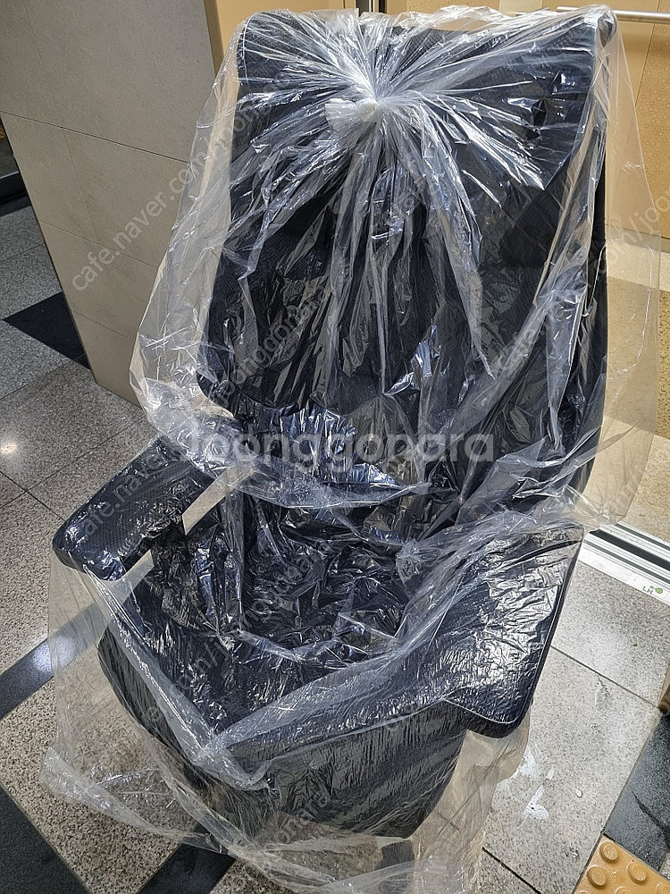 새제품 PU가죽 압축 퀼팅 디자인 블랙 게이밍의자--8