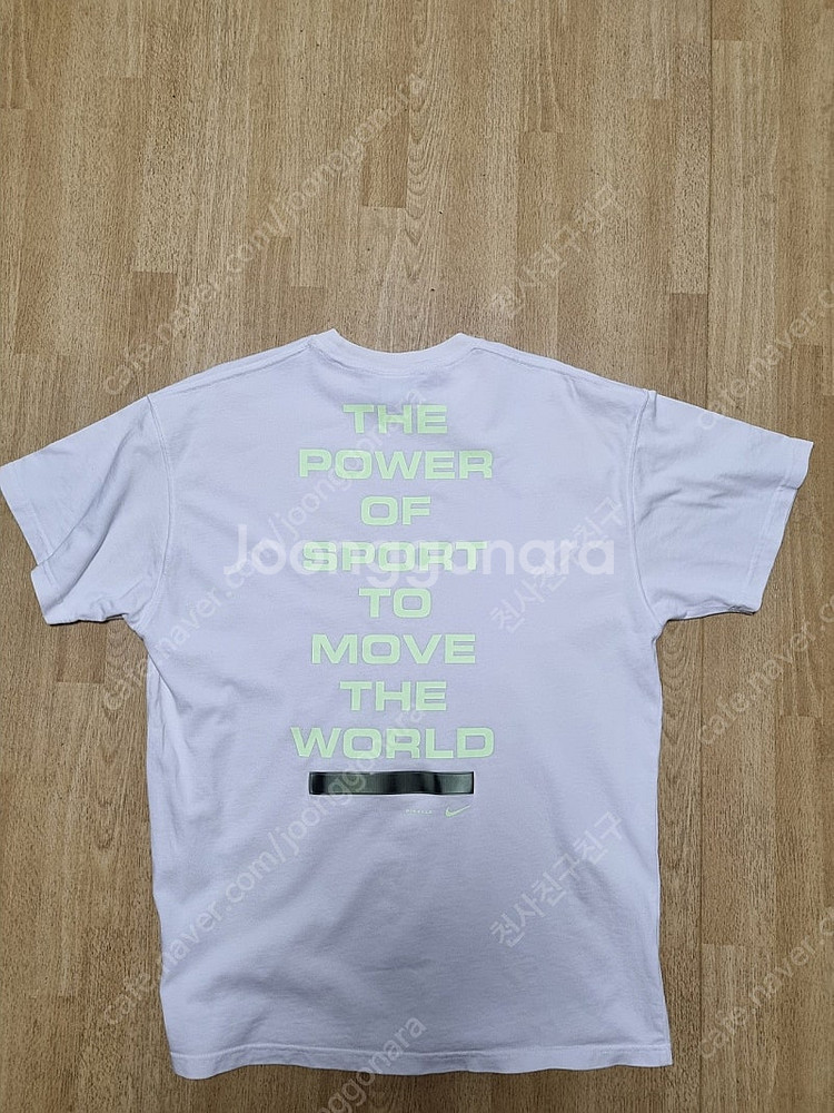 나이키 × PIGALLE 흰색 반팔 티셔츠 L,택비 포함--1