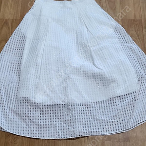 오르 오간자스커트 m 거의 새제품