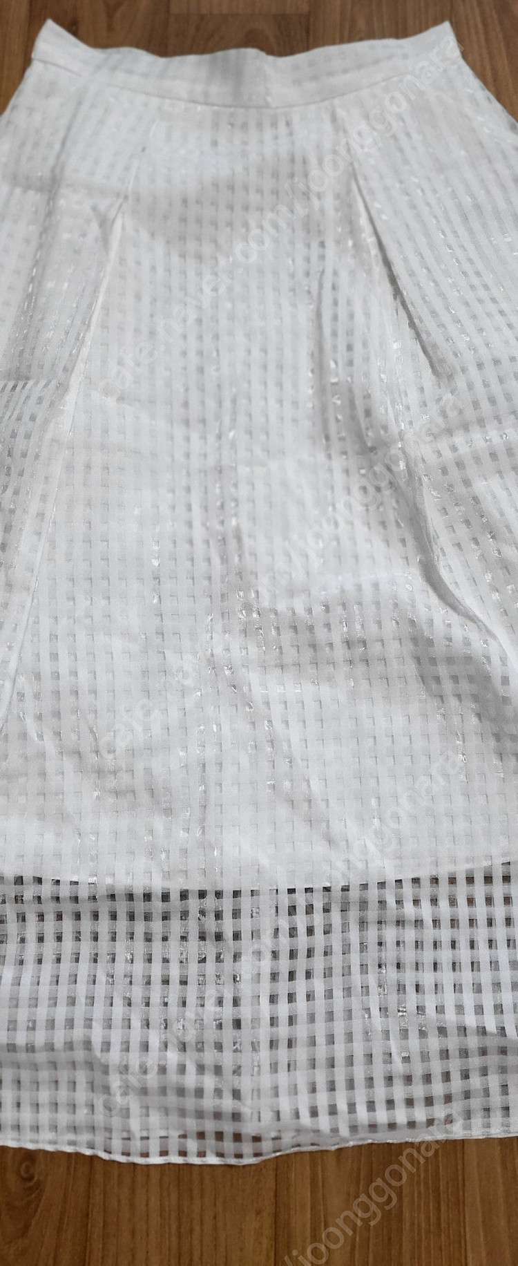 오르 오간자스커트 m 거의 새제품--2