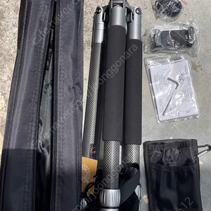 SLR 티타늄 삼각대 제품촬영 및 일반겸용 Q-868C + 수직촬영 수평바 수직거치대(연결헤드포함)
