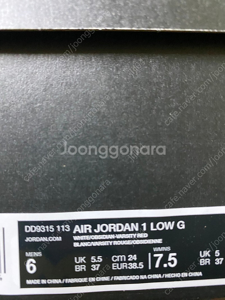 새상품)나이키 여성 골프화 235 240 조던 로우 골...--7