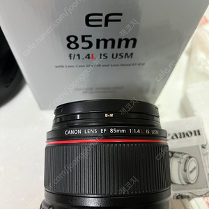 캐논(canon) ef85mm f1.4l(손만두)
