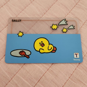 라인프렌즈 샐리 코니 한정판 티머니(T-money) 교통카드 팝니다