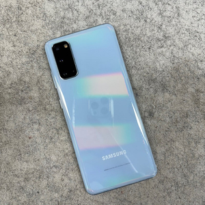 갤럭시S20 블루색상 128용량 미파손 깨끗한 단말기 검수완료 11만 판매해요