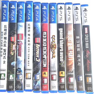 PS4 레데리2 1.8 / 갓오브워2 1.0 / PS5 GTA5 2.8 팝니다.
