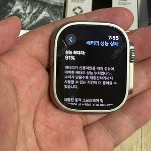애플워치 울트라1 + 티타늄 밀레니즈 루프 L