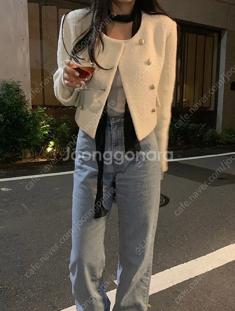 리즈 트위드 자켓--1