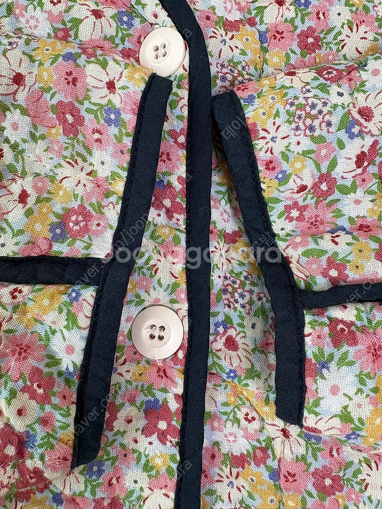 바나나제이 꽃 점퍼 L--4