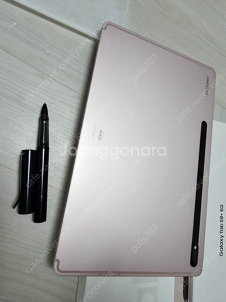 초A급 갤럭시탭S8플러스 5G 핑크골드 128g 갤탭s...--7