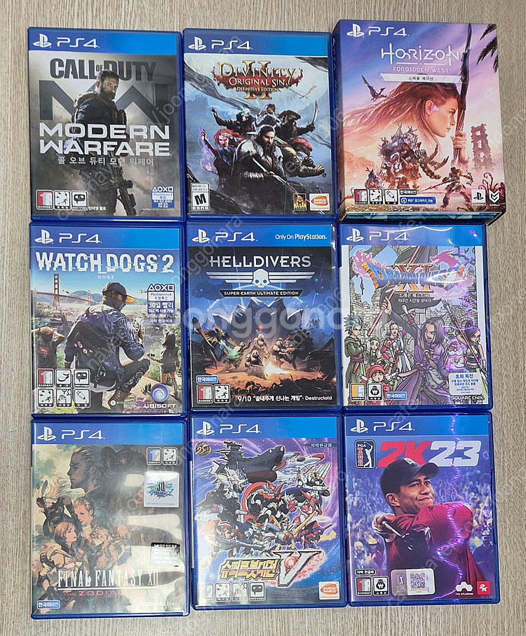 ps4 콜옵 모던워페어 리부트 호포웨 스페셜 와치독스2...--0