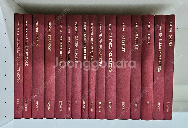 RICORDI 오리지널악보 오페라악보--0