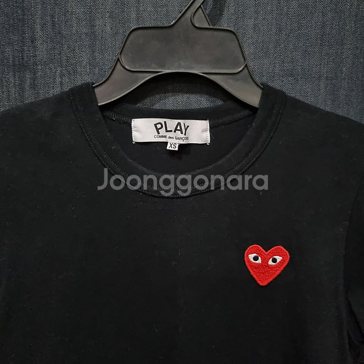꼼데가르송 여성 반팔 면티셔츠 XS ,072210--1