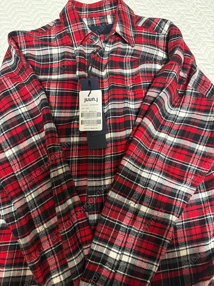 송강 준지 체크 셔츠 44 이미지